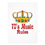 70s Music Rules Invitation