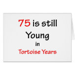 75 Tortoise Years Card