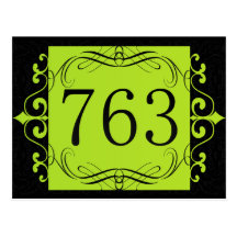 763 Area Code Post Card