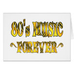 80s Music Forever Card