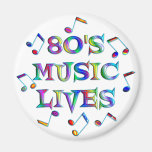 80s Music Lives Magnet