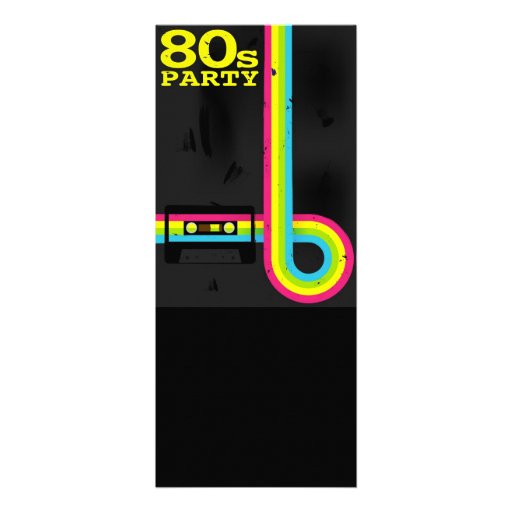 80s party invites