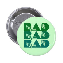 80s RAD Pinback Button
