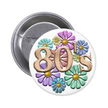 80s Retro Button