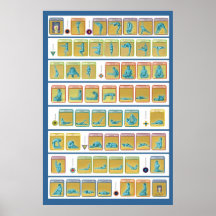 84 Asanas, Level 1 Posters