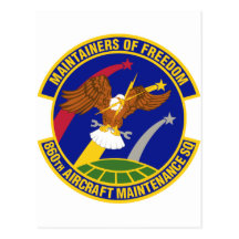 860th Aircraft Maintenance Squadron Post Cards