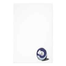 8 Ball 2 Customized Stationery