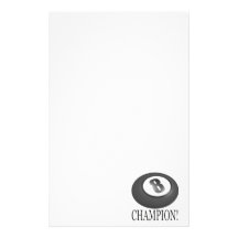 8 Ball Champion Stationery Paper