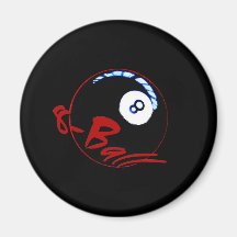 8-ball gifts & greetings refrigerator magnet