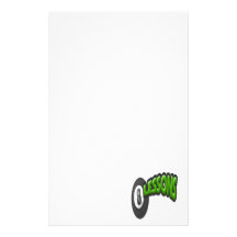 8 Ball Lessons Customized Stationery