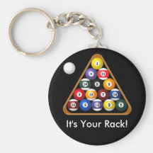 8-ball Rack keychain