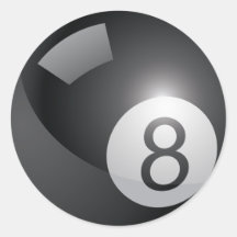 8 Ball Sticker