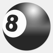 8 ball sticker