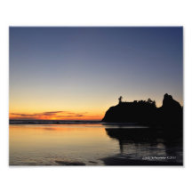 8X10 Ruby Beach on the Pacific Ocean Photo Art