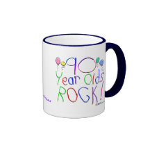 90 Year Olds Rock ! Coffee Mug