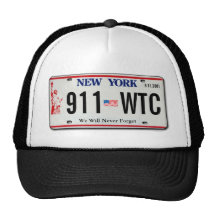 911 Memorial NY License Plate Hat