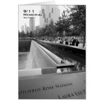 911 Memorial NYC Blank Card BW6