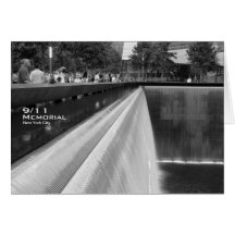 911 Memorial NYC Blank Card BW9