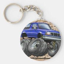 92-96 Blue Bronco Key Chains