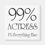 99% Actress Refrigerator Magnet