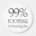 99% Football Refrigerator Magnet