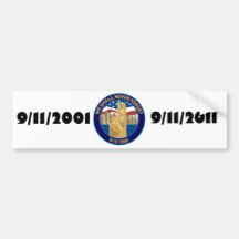 9/11 Memorial Symbol Bumper Sticker