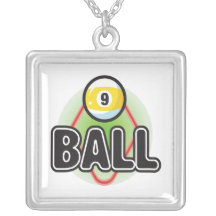 9 Ball 2 Pendants