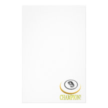 9 Ball Champion Stationery Design