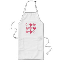 9 Love Hearts by Designer Renata Martins Apron