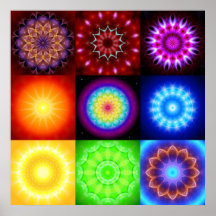 9 Powermandalas Print