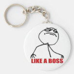 9GAG like a boss keychain