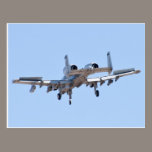A-10A Thunderbolt II Rear Shot Postcard postcards