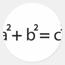 a + b = c sticker