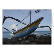 A Balinese Fishing Boat Cards
