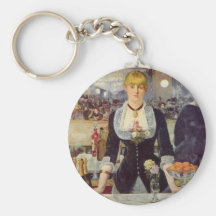 A Bar at the Folies-Bergère - Edouard Manet Key Chains