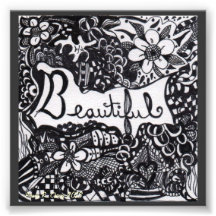 A Beautiful Zentangle. Print Photograph