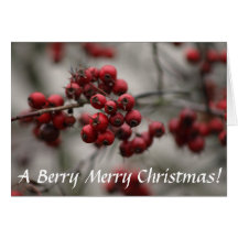 A Berry Merry Christmas! Greeting Card