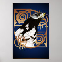 A Bird Of The Serengeti  large Poster