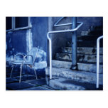 A Blue Rain Postcard