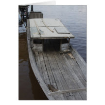 A Boat on the Kapuas River Cards