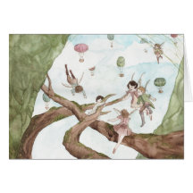 A boy and a fairytale_Greeting Card