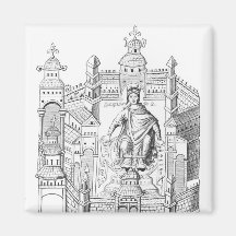 A Carlovingian king in his palace, personifying Wi Magnet