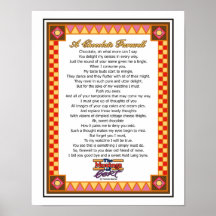 A Chocolate Farewell Print