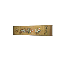 A convoy of Mongols, Chinese, 14th century Canvas Prints