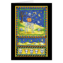 A Cowboy Skeleton Greeting Cards