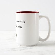 A Cup of Tea with Friends Coffee Mug