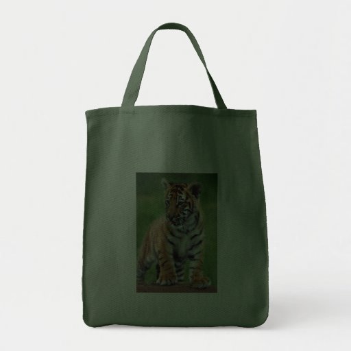 A cute baby tiger bags