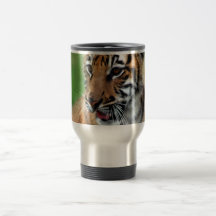 A cute baby tiger coffee mugs