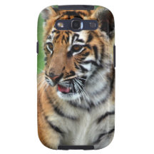 A cute baby tiger galaxy SIII covers