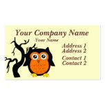 A Cute Brown Owl Business Cards